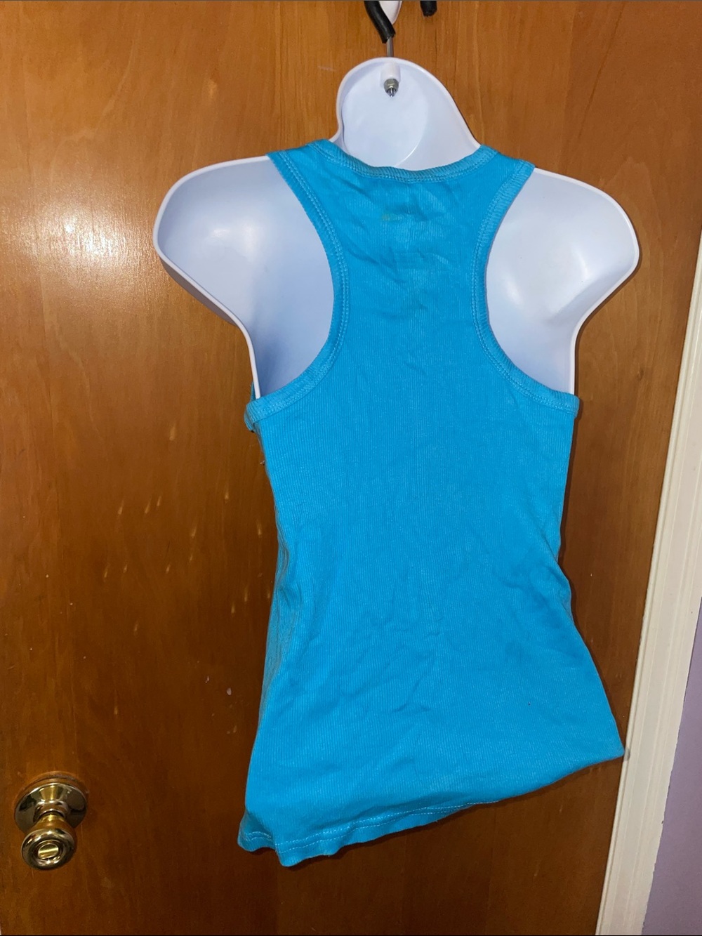 Light Blue Ribbed Tank🩵 - Picture 4 of 10